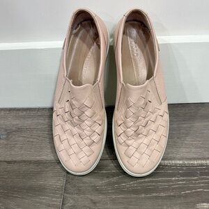Ecco Light Pink Slip-On Sneakers